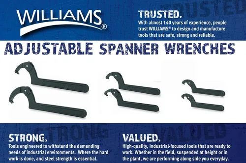 Vista 5 de Williams 1-1/4 a 3 llave de gancho ajustable SAE