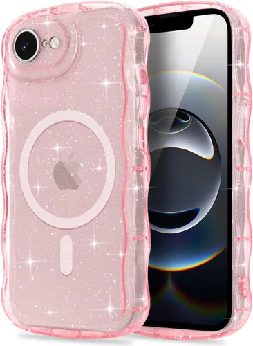 Vista 218 de Pepmune Funda magnética para iPhone 17 Pro Max, color rosa