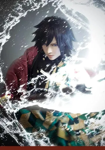 Vista 6 de Demon Slayer - Disfraz de cosplay para niños y adultos, disfraz de cosplay de Kochou Shinobu Tanjirou Zenitsu Giyuu