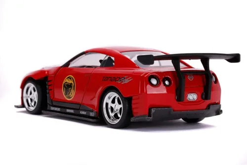 Vista 7 de Jada Toys Power Rangers 1:32 Red Ranger 2009 Nissan GT-R R35 Ben Sopra - Coches fundidos a presión, juguetes para niños y adultos