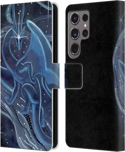 Vista 118 de Head Case Designs Officially Licensed Carla Morrow Galactic Entrancement Dragons Leather Wallet Case Compatible with Samsung Galaxy A07 4G