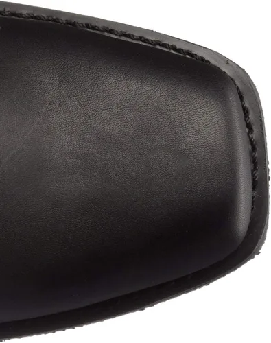 Vista 4 de Ad Tec RIDETECS - Botas de motocicleta de cuero aceitado resistente de 13 pulgadas, color negro, impermeables, puntera suave y tacón para hombre
