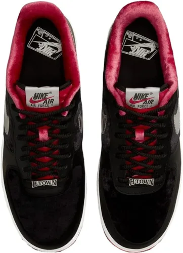 Vista 3 de Nike Zapatos de correr Race para hombre, NegroRojo Universitario Grito