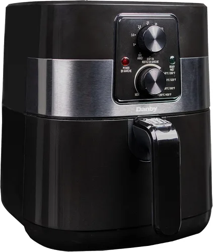 Vista 11 de Danby DBAF03224BD11 Freidora de aire de 3.2 cuartos de galón en negro con temporizador, temperatura ajustable y cesta extraíble
