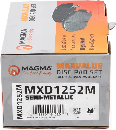 Vista 5 de MAGMA MaxValue MXD1252M Pastillas de freno semimetálicas, delanteras