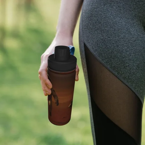 Vista 7 de Astronaut - Hervidor de agua aislado de acero inoxidable Impresión divertida botella de agua aislada Ideal para deportes y viajes