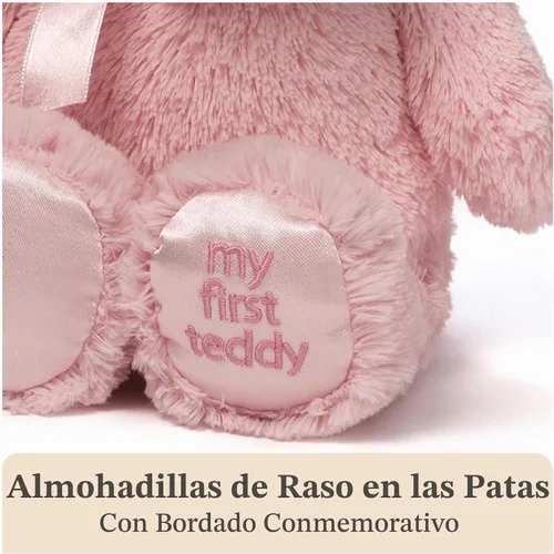 Vista 5 de GUND My First Teddy Bear - Animal de peluche rosa de 10 pulgadas para mayores de 0 años