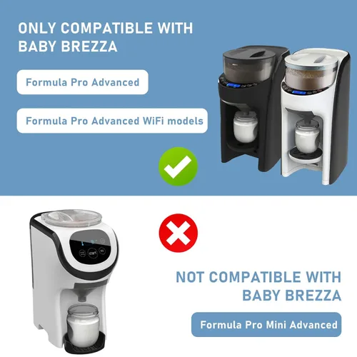 Vista 3 de Dispensador de fórmula para bebés embudo de repuesto compatible con modelos Baby Brezza Formula Pro Advanced y Pro Advanced WiFi, embudo de repuesto
