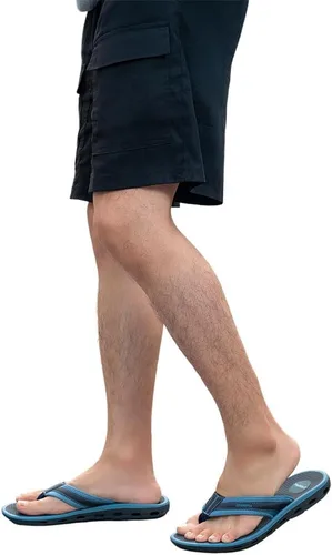 Vista 4 de Sandalias de playa para hombre sandalias de secado rápido con resistencia al agua y diseño ligero, con una plantilla moldeada por compresión