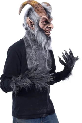 Vista 3 de Zagone Studios Kit de disfraz de Krampus para hombre