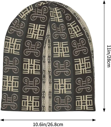 Vista 6 de Unisex Soft and Lightweight Knit Beanie, Stylish Hip Hop Hat for Running, Casual, and Warmth