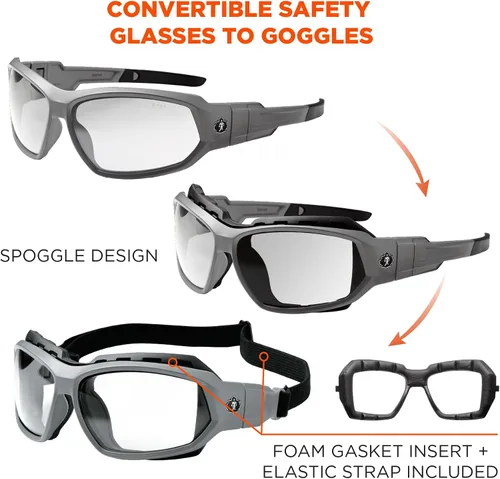 Vista 4 de Ergodyne Gafas de seguridad Skullerz LOKI