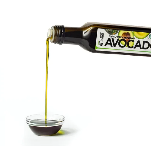 Vista 2 de Avohass Aceite de aguacate sin refinar extra virgen mexicano prensado en frío 16.9 fl oz Botella