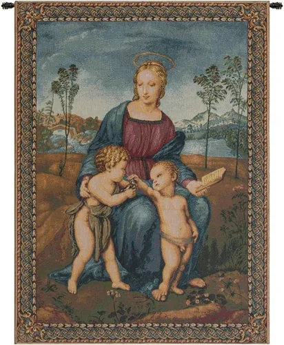 Vista 21 de Madonna Di Medjugorie - Tapiz italiano para colgar en pared, 6 pulgadas x 9 pulgadas, algodón/viscosa/poliéster por Raoul Vitale