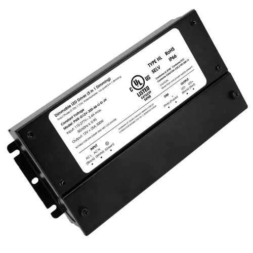 Vista 14 de HitLights Controlador LED regulable de 200 W, transformador electrónico, fuente de alimentación de 120 V CA a 12 V CC para tira de luz LED