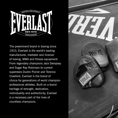 Vista 6 de Everlast 1910 Leather Focus Mitts Vintage Training Punching Guantes de entrenamiento para boxeo y MMA para hombres y mujeres
