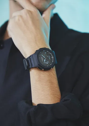 Vista 4 de G-shock - Reloj Casio color carbón con protección Ga-2100-1ajf para hombre