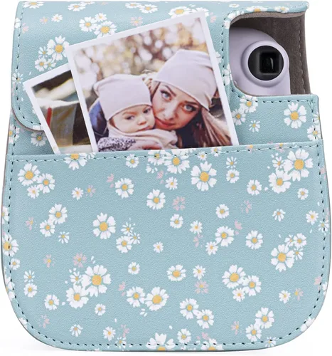 Vista 2 de Funda protectora compatible con cámara instantánea Mini 12 11 9 8 con bolsillo y correa