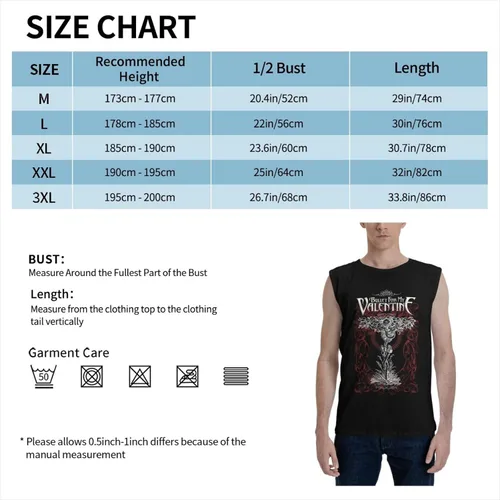 Vista 7 de Camiseta sin mangas de algodón vintage para hombre