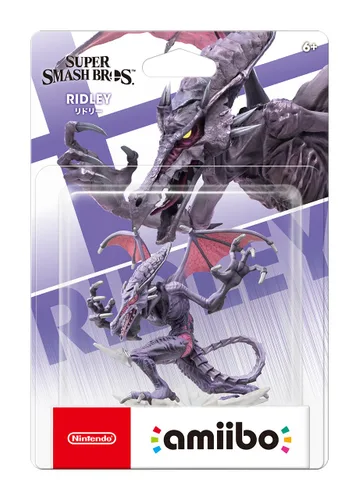 Vista 2 de Nintendo amiibo Ridley (Super Smash Bros. Smash Brothers Series) figura de personaje entrelazada (importación de Japón)