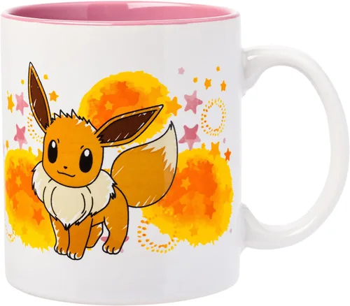 Vista 5 de Silver Buffalo - Taza de café de vidrio manchado con diseño de Pokémon con Pikachu, 17.5 onzas See through yellow, Electric pokemon, Collectible