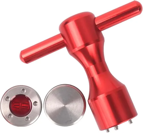 Vista 14 de HISTAR 2 pesas rojas personalizadas de golf + llave roja para putters Titleist Scotty Cameron