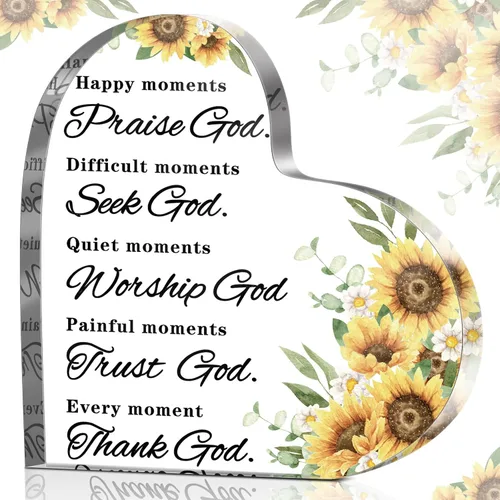 Vista 9 de Yulejo Versículos de la Biblia, regalo cristiano para mujer, regalo de semana CNA, citas inspiradoras, flores azules, decoración de habitación