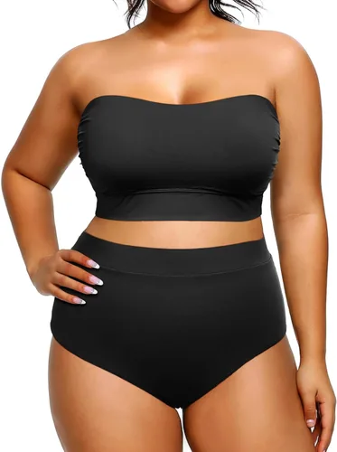 Vista 5 de Tempt Me Traje de baño de dos piezas para mujer de talle alto
