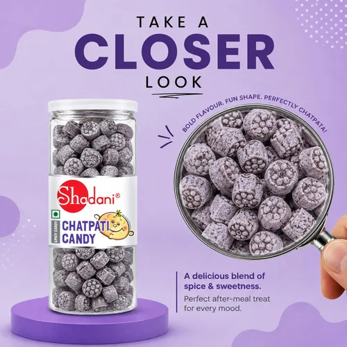 Vista 6 de Shadani Chatpati Caja de Dulces - Indio Especial Dulce y Picante 230 GR (8.11 oz)