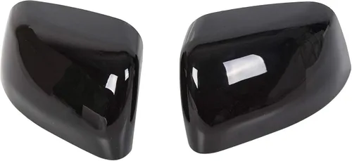Vista 8 de KUAFU Fundas de espejo de mitad lateral superior compatibles con Jeep Grand Cherokee/Dodge Durango 2011-2020, cubiertas de espejo retrovisor negro