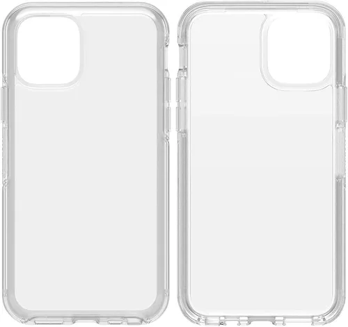 Vista 2 de OtterBox Funda para iPhone 11 Pro Symmetry Series, transparente, ultradelgada, compatible con carga inalámbrica, bordes elevados que protegen