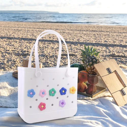 Vista 6 de WORBSS - Dijes para bolsa Bogg, accesorios para bolsas de playa simples y modernos, decorativos para bolsa de playa Simply Southern, accesorio