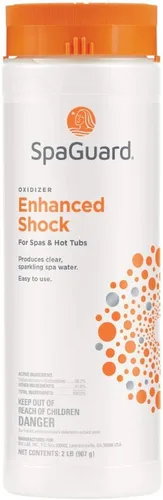 Vista 2 de SpaGuard Amortiguador mejorado (2 lb) Multipurpose Shock for Spas & Hot Tubs, Produces Clear & Sparkling Spa Water, Easy to Use, Removes