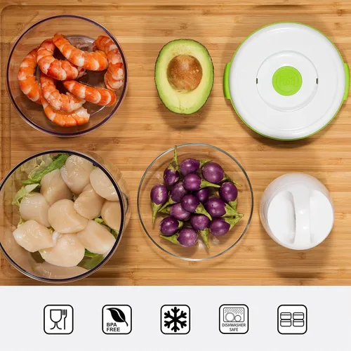 Vista 4 de [Usado] FOSA Sello al Vacío Sistema de Almacenamiento de Alimentos Conjunto de Contenedores Reutilizables Deluxe con Vacío y 10 Contenedores