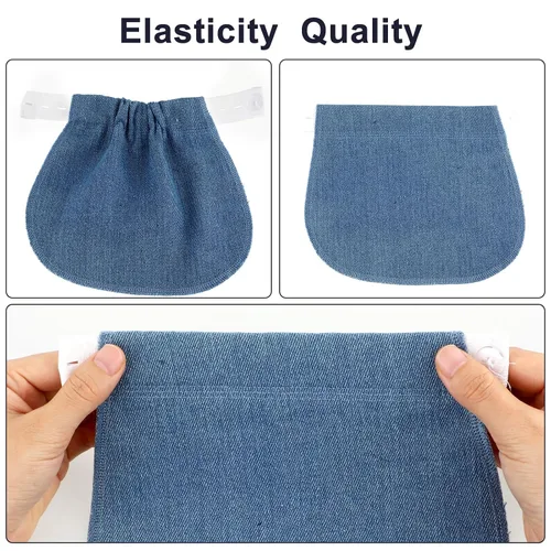 Vista 3 de DSLSQD Extensor de pantalones de maternidad, extensor de pantalones de embarazo ajustables, extensor de botón para jeans, extensor de botón
