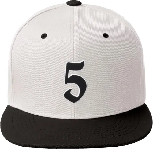 Vista 357 de Daxton Gorra clásica con visera de billete plano con letras del alfabeto inglés antiguo de la A a la Z