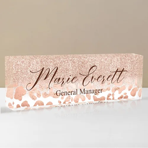 Vista 18 de Placa de nombre personalizada para escritorio, placa de nombre de escritorio personalizada, placa de nombre acrílica, accesorios de escritorio