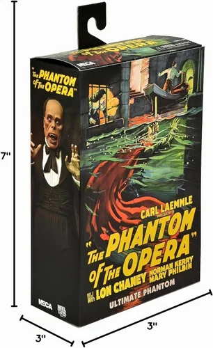 Vista 8 de NECA - Fantasma de la Ópera (1925) - Figura de acción a escala de 7" - Ultimate El fantasma de la ópera (color)