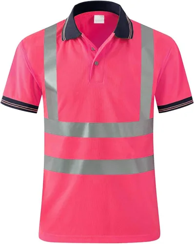 Vista 7 de SMASYS - Polo de seguridad de alta visibilidad naranja