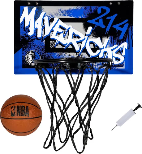 Vista 30 de Franklin Sports NBA Team Over the Door Aros de Baloncesto - Mini Aro de Baloncesto Interior para Niños + Juego de Pelota - Mini Aros para Fanáticos