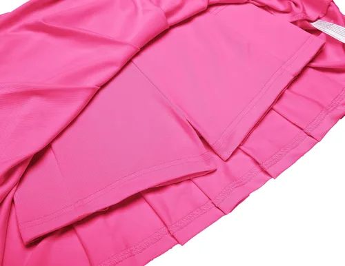 Vista 5 de Arshiner Faldas de tenis para niña con pantalones cortos, falda plisada atlética, falda pantalón de entrenamiento con bolsillos para niños de 4 a 13