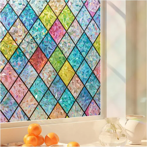 Vista 16 de Beautsaid - Película de privacidad para ventana (montañas, 16.9 x 39.4 pulgadas)
