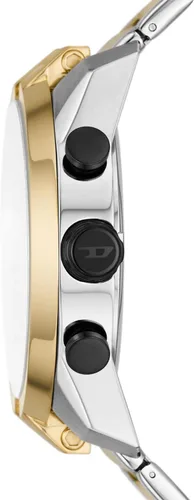 Vista 3 de Diesel Reloj de cuarzo cronógrafo de acero inoxidable dividido para hombre