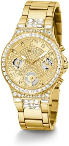 Vista 5 de GUESS Reloj deportivo multifunción con cristales de 1.417 in para mujer