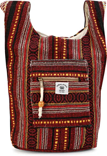Vista 2 de Bolso bandolera de cáñamo, bolso bandolera de cáñamo, bolso bandolera de cáñamo y bolso de fiesta de cáñamo en la playa, bolso unisex de cáñamo