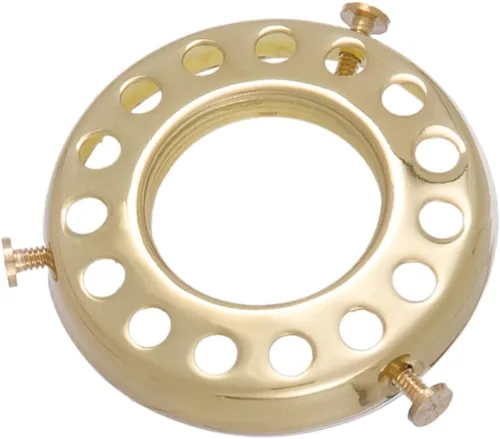 Vista 6 de B&P Lamp 2 1/4" Fitter, latón atornillado, soporte de sombra de tipo único