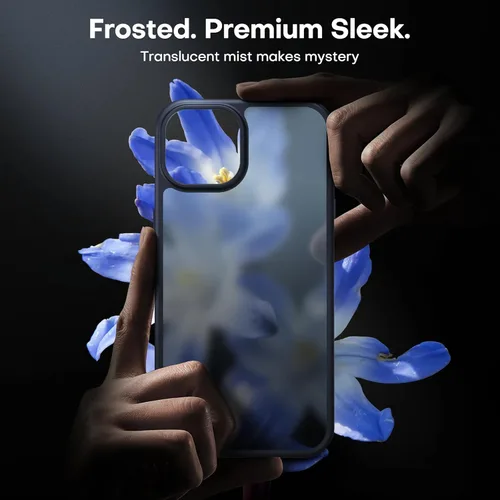 Vista 3 de L K LϟK for iPhone 13 Case, [3 in 1] 1X Translucent Matte Case with 2X Screen Protector, [Military-Grade Drop Tested] Shockproof Anti-Fingerprint