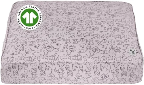 Vista 16 de Molly Mutt Pequeña Funda para Cama de Perro, Amarillo por la Mañana, Verde Oliva y Azul Claro