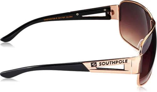 Vista 6 de Southpole Metal Shield UV Protective Rectangular Sunglasses