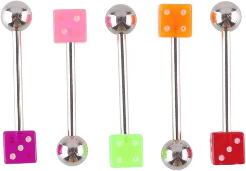 Vista 4 de Oasis Plus Balala Sin Duplicados 110 PCS Joyería Corporal Piercing Barbell Ceja Ombligo Vientre Lengua Labio Barra Cartílago Nariz Septum Anillos 22
